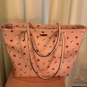 Kate Spade Pink floral tote